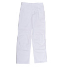 Pantalon de peintre blanc - Ceinture réglable et poches genouillère - Homme