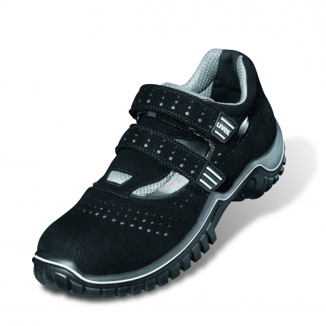 Chaussure de Sécurité UVEX Motion Style Sandal S1P Noir / Gris