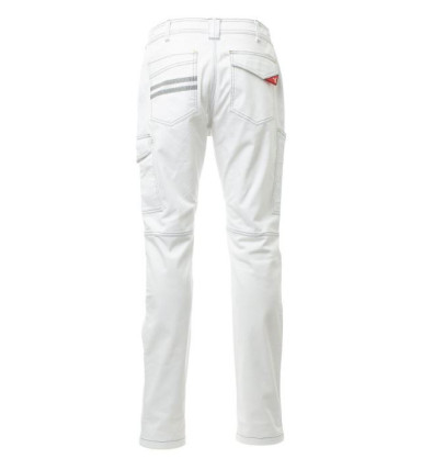 Pantalon Worker Stretch blanc | Confort & Résistance Payperwear