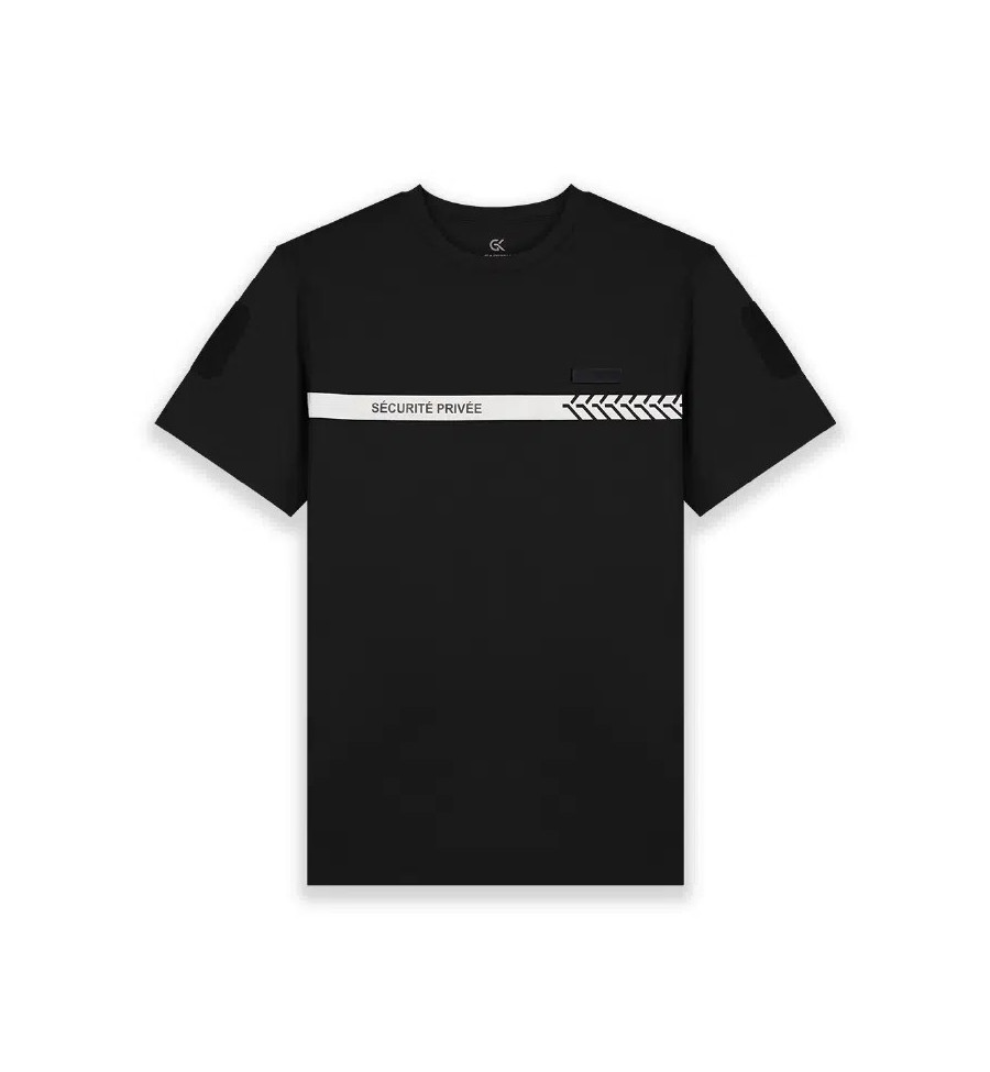T-shirt Sécurité Privée Noir – Confort, Visibilité et Résistance au Quotidien