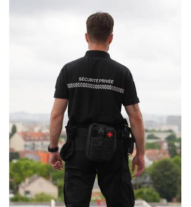 Polo Sécurité Privée – tenue élégante et fonctionnelle adaptée aux exigences des agents de sécurité.