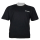 Camiseta negra de algodón de SEGURIDAD 