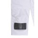 Pantalon de peintre blanc ceintrue réglable et poches genoulillére