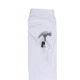 Pantalon de peintre blanc ceintrue réglable et poches genoulillére