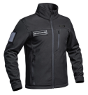 Veste Softshell SÉCU-ONE flap – Sécurité Privée noire