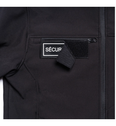 Veste Sécurité Privée Softshell noire – Protection & Performance