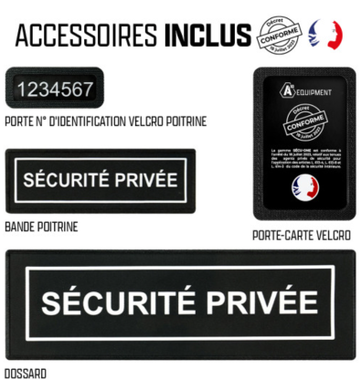 Veste Sécurité Privée Softshell noire – Protection & Performance