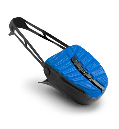 Surchaussure de sécurité en caoutchouc antidérapant pour visiteurs bleue