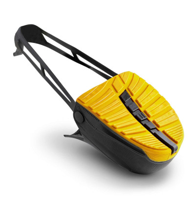 Surchaussure de sécurité en caoutchouc antidérapant pour visiteurs jaune