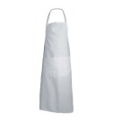 TABLIER A BAVETTE COTON BLANC 90X105 TABLIER A BAVETTE COTON BLANC 90X105
