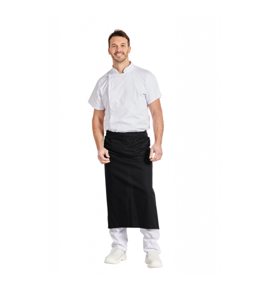 Tablier à taille Noir Long 90x105
