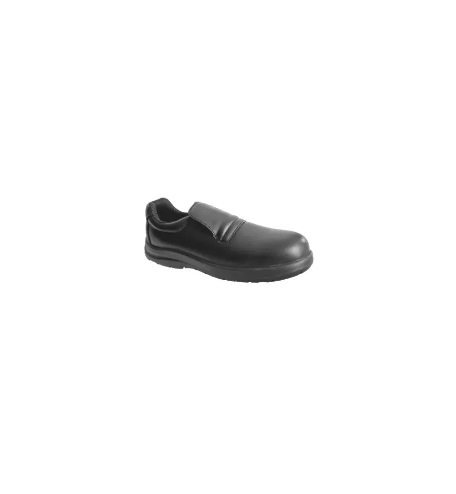 Chaussures de Sécurité Noir Mocassin de Cuisine & Restauration S2 SRC