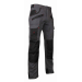 Pantalon de travail Argile bicolore gris / noir avec poche genouillère.