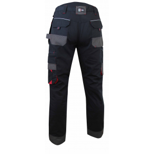 Pantalon de travail MINERAI -Lebeure - Tissu canvas avec poches genouillères