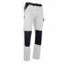 Pantaloni Pittore bicolore Bianco/Grigio 