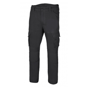 Pantalon de travail Noir avec Poche 97% coton 3% Elastane