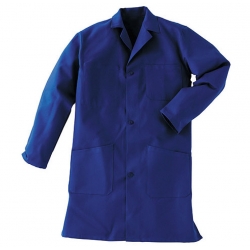 Blusen-Blau-100% baumwolle-reißverschluss und knöpfe - Vetiwork