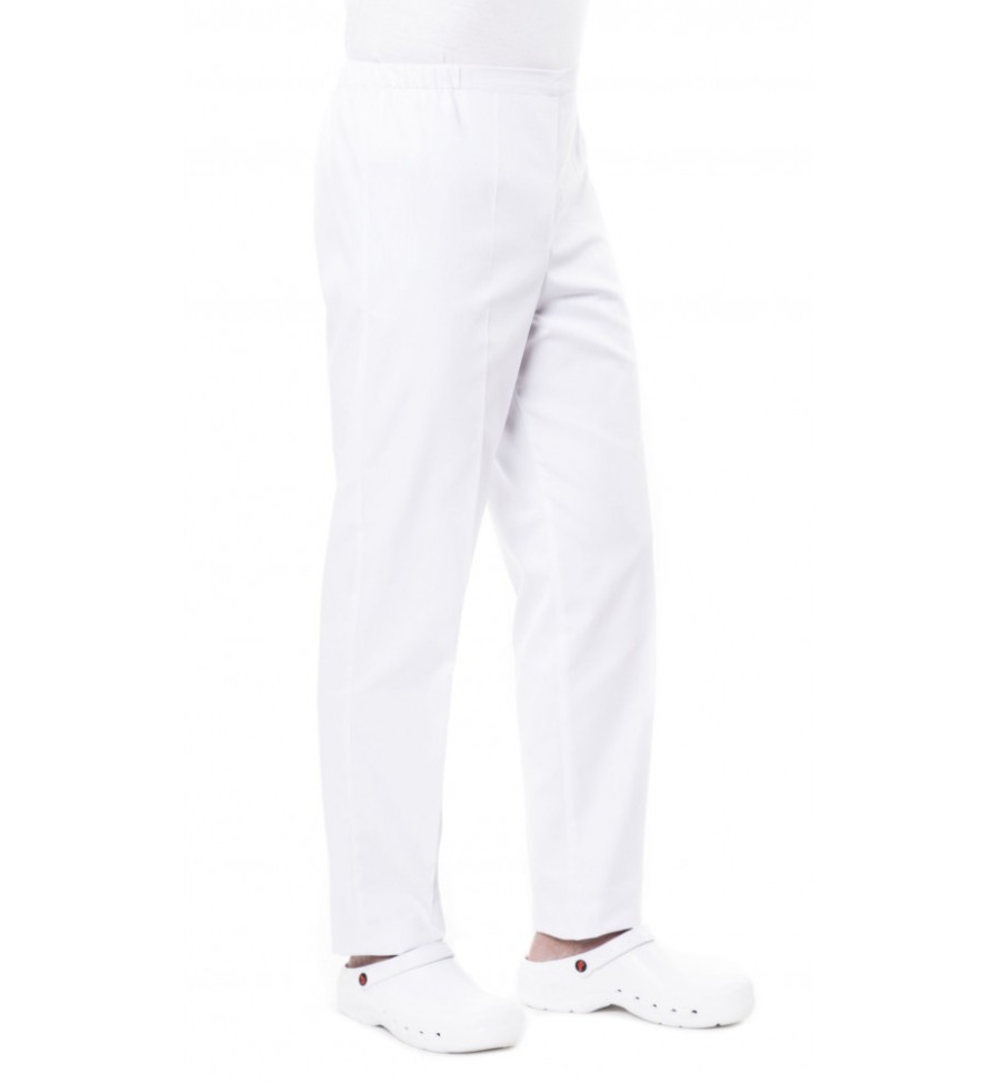 Pantalon Médical Unisexe Blanc Prixi – Confort et Style Pantalon Médical Unisexe Blanc Prixi – Confort et Style