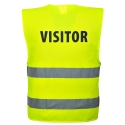 Gilet-Baudrier Jaune Haute Visibilité Visitor - Portwest - Norme ISO 20471 - Homme