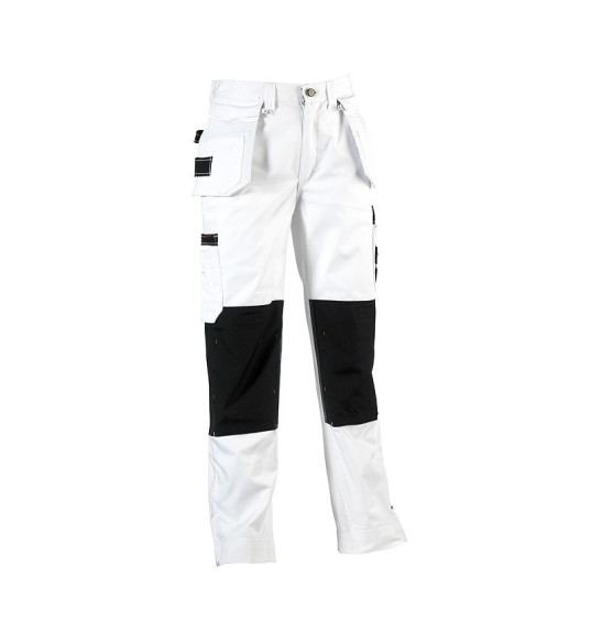 Pantalon de travail peintre blanc Herock – Déperlant et résistant
