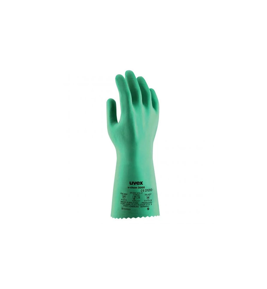 Gants UVEX u-chem 3000 Gants UVEX u-chem 3000